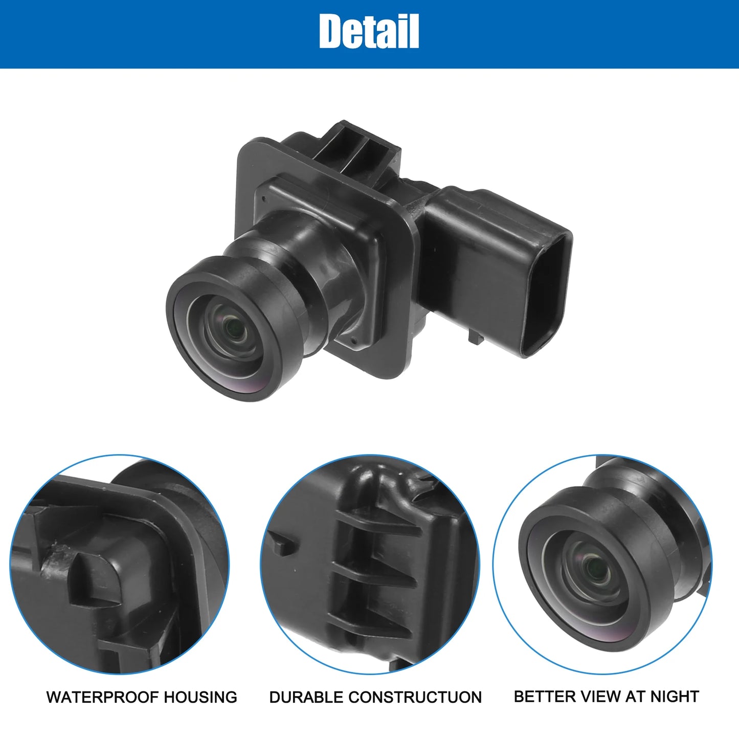 Unique bargains 1 set car rear view back up camera w/ tool for ford transit transit-150 no.ck4z19g490a/ck4z-19g490-a