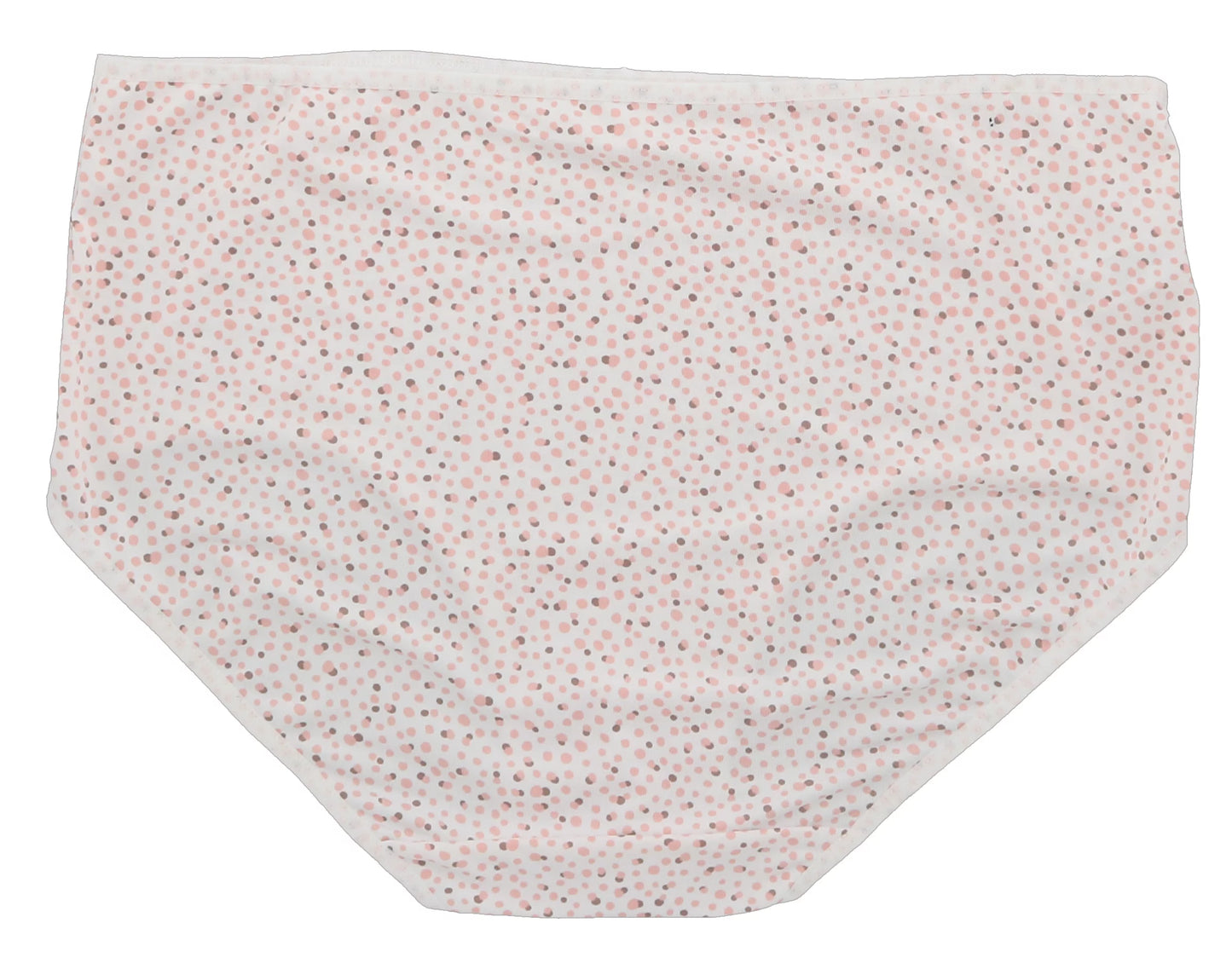 Delta burke intimates women's plus size sexy classic high rise brief panties (5pr) (large, pink floral dots)