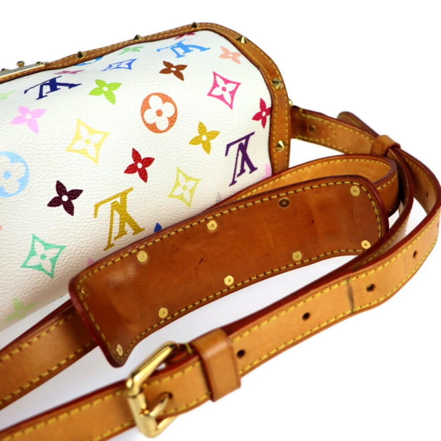 Pre-owned louis vuitton louis vuitton shoulder bag m92661 monogram canvas multicolor sologne (good)