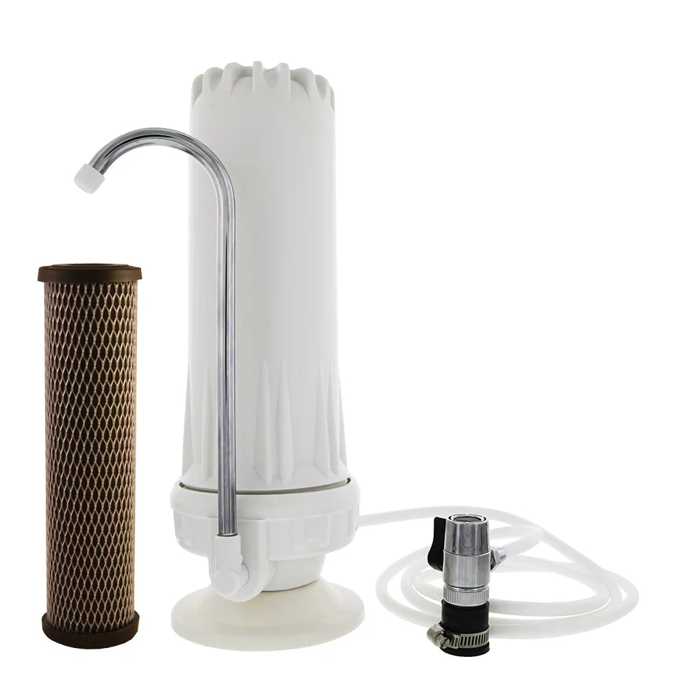 Tier1 countertop drinking water filter system with c1 comparable for sediment and chlorine removal