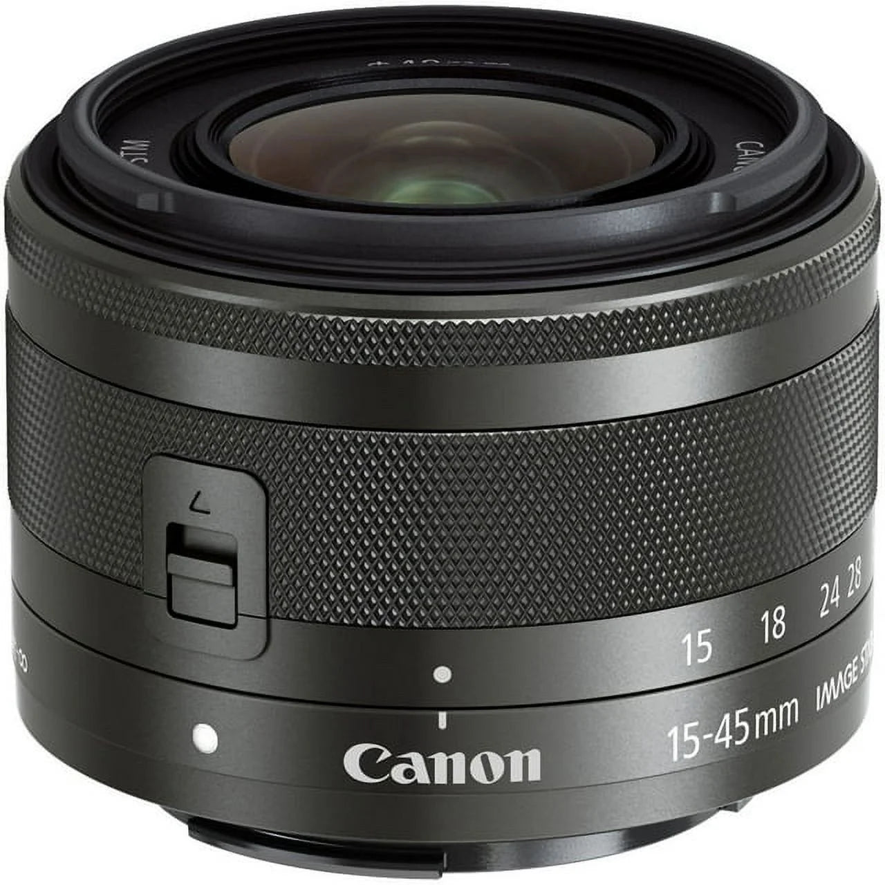 Canon ef-m 15-45mm f/3.5-6.3 is stm lens (graphite) - dealexpo advanced bundle