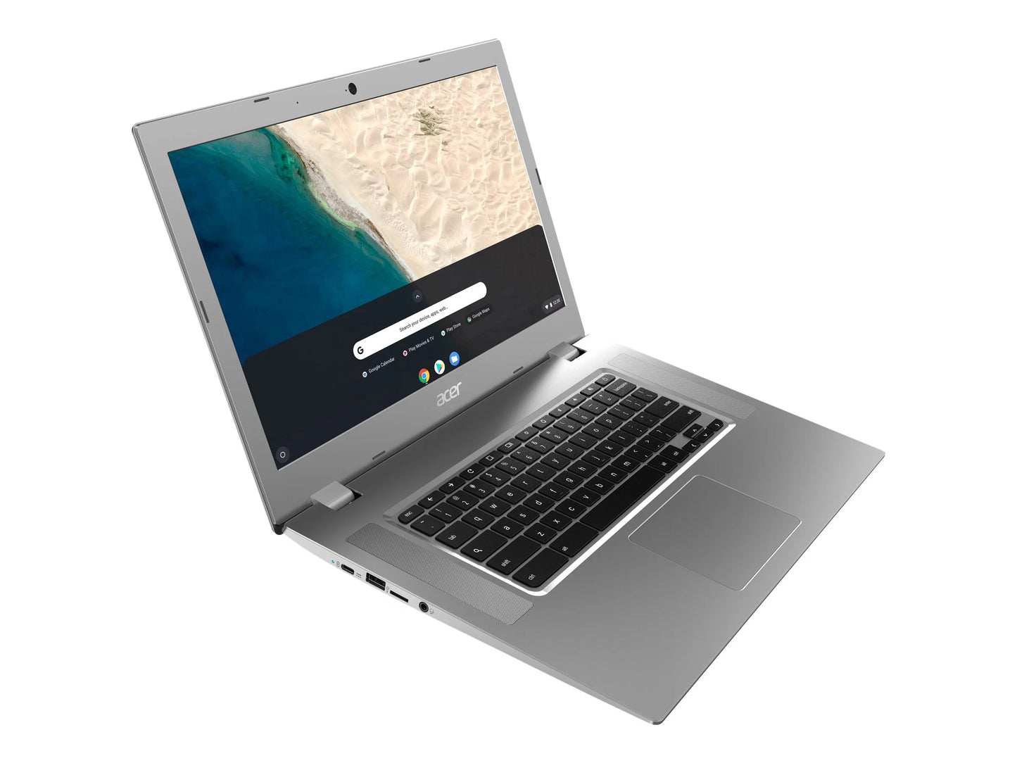 Acer chromebook 315 cb315-2h-68e6 - amd a6 - 9220c / up to 2.7 ghz - chrome os - radeon r5 - 4 gb ram - 32 gb emmc - 15.6" ips 1920 x 1080 (full hd) - wi-fi 5 - pure silver - kbd: us