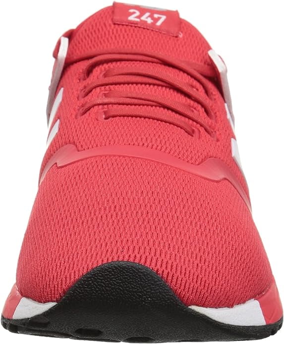 New balance mens 247 decon v1 sneakers, m9.5/w11, red/white