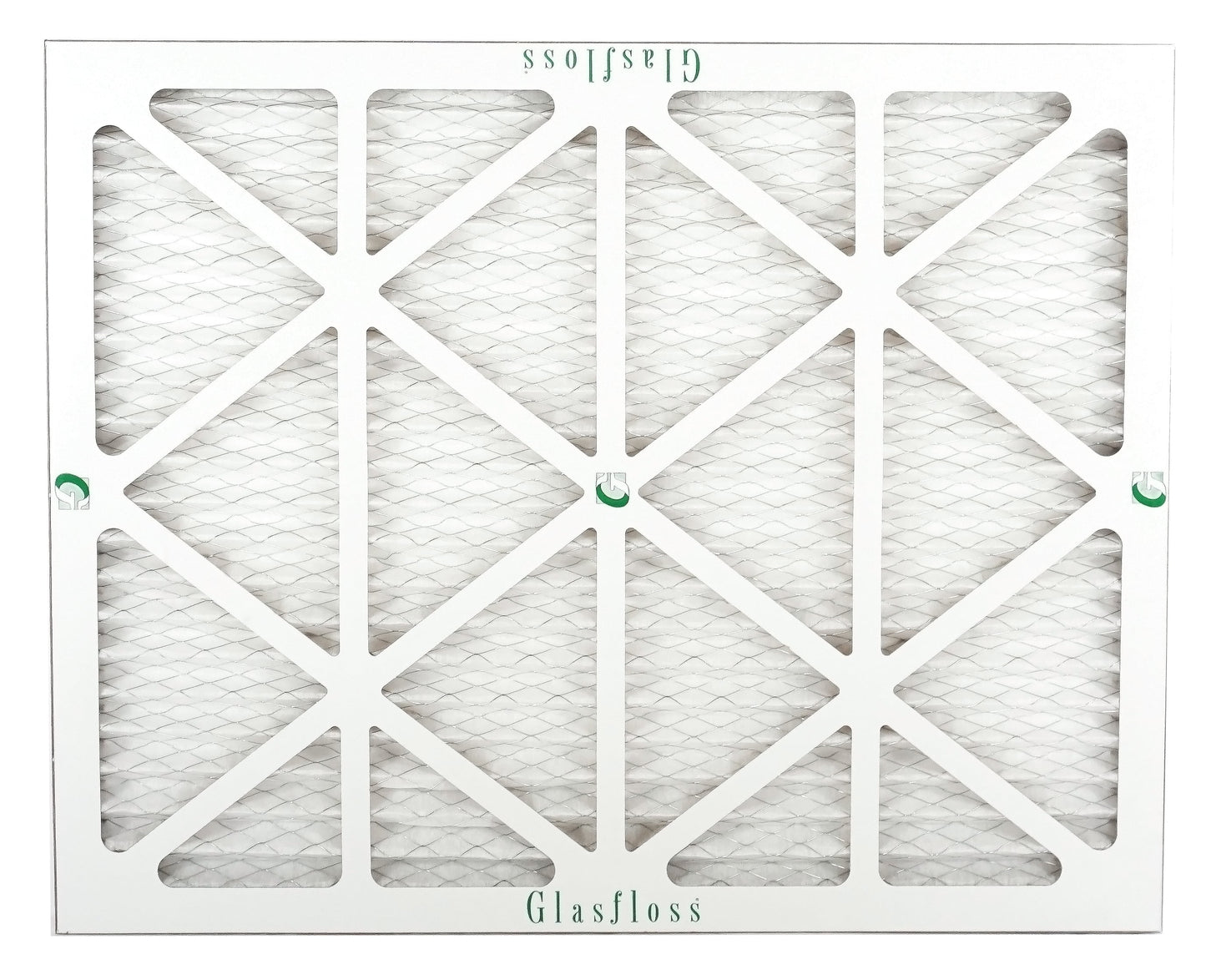 Glasfloss 20x24x1 - merv 10 -qty:12 - furnace air filter - made in usa (actual size: 19.5 x 23.5x7/8 inch)