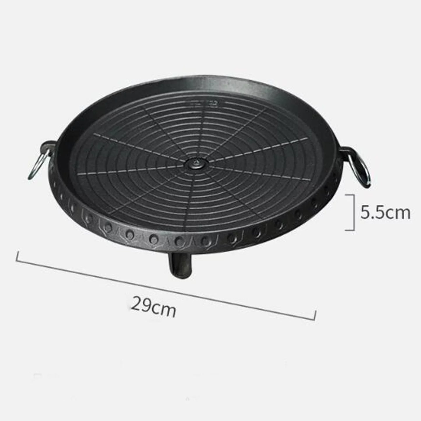 Portable frying smokeless tray lightweight induction grill pan indoor outdoor picnic household bbq camping