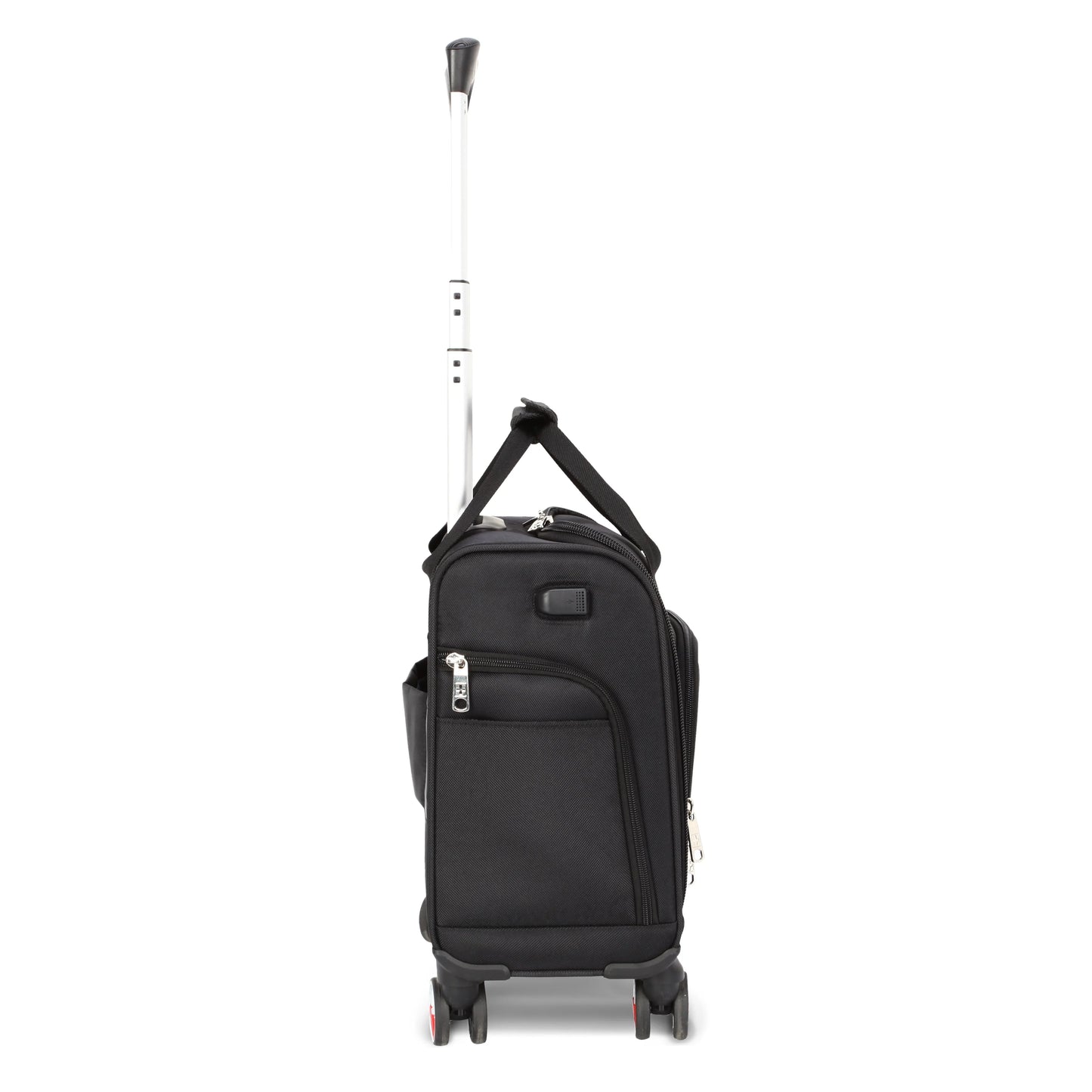 Swisstech executive 14" carry- on 8-wheel underseater carry-on luggage, black (walmart exclusive)