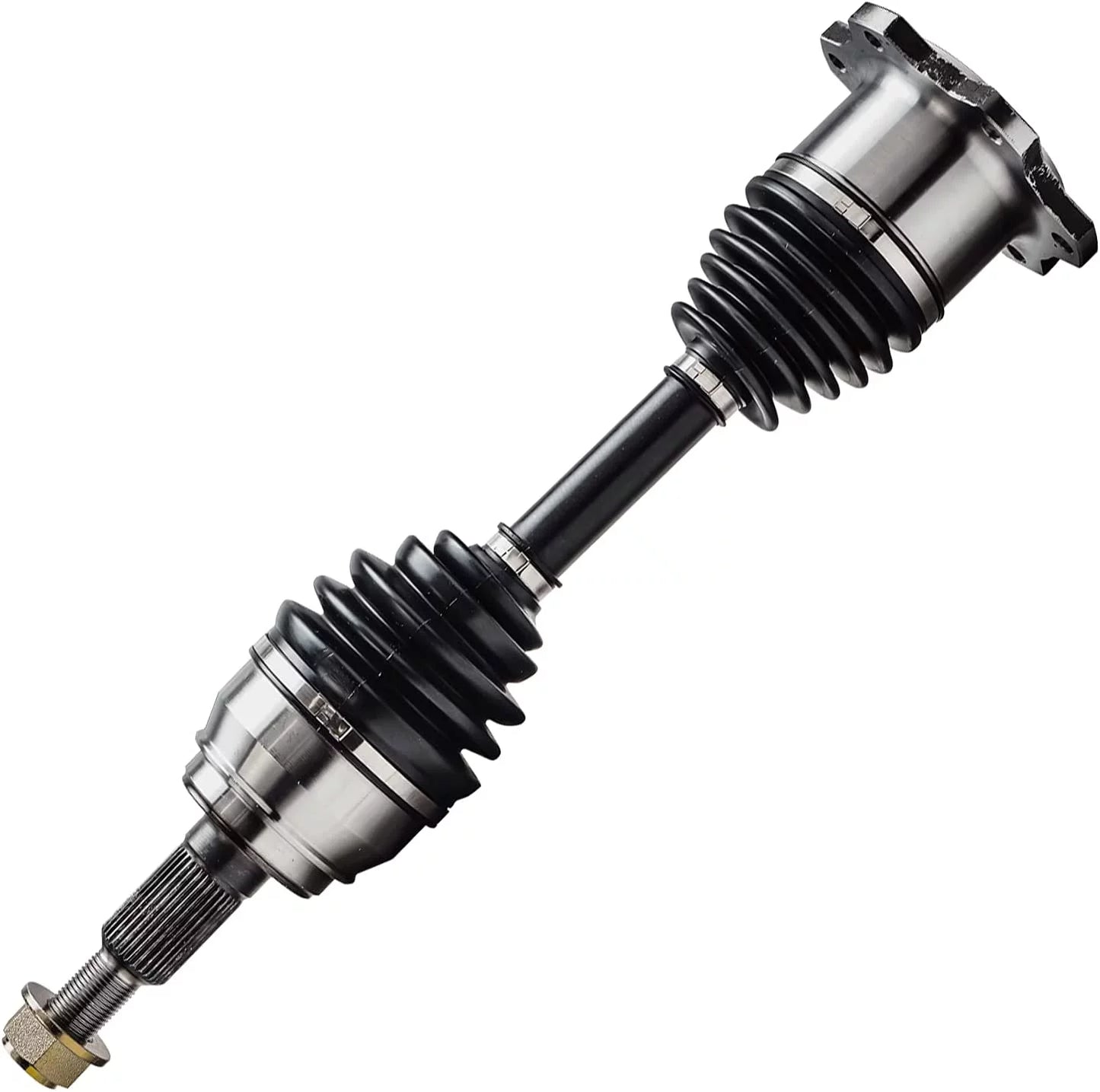 Detroit axle - 4wd front cv axle shafts replacement for chevy gmc k1500 k2500 pickup tahoe yukon fits select: 1999-2000 chevrolet silverado c1500, 2005-2006 chevrolet silverado k1500