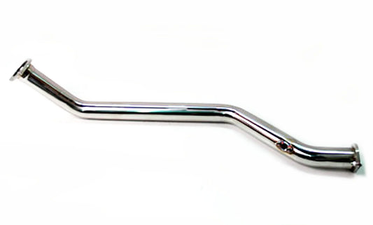 Stainless steel straight flow pipe fitment for 93 thru 97 toyota supra 2jz-gte 3.0l by obx-rs