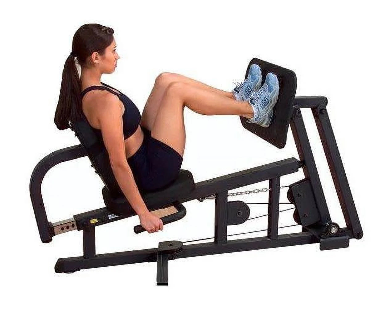 Premium leg press attachment for body-solid gyms