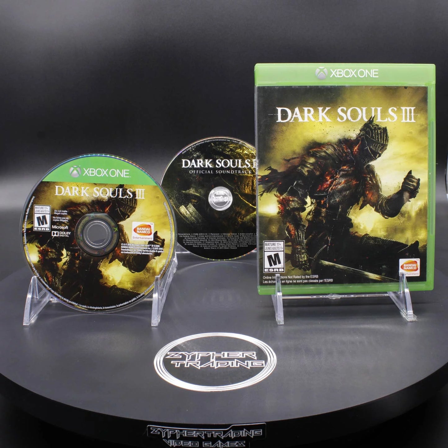 Dark souls iii | microsoft xoriginal packaging one | includes soundtrack