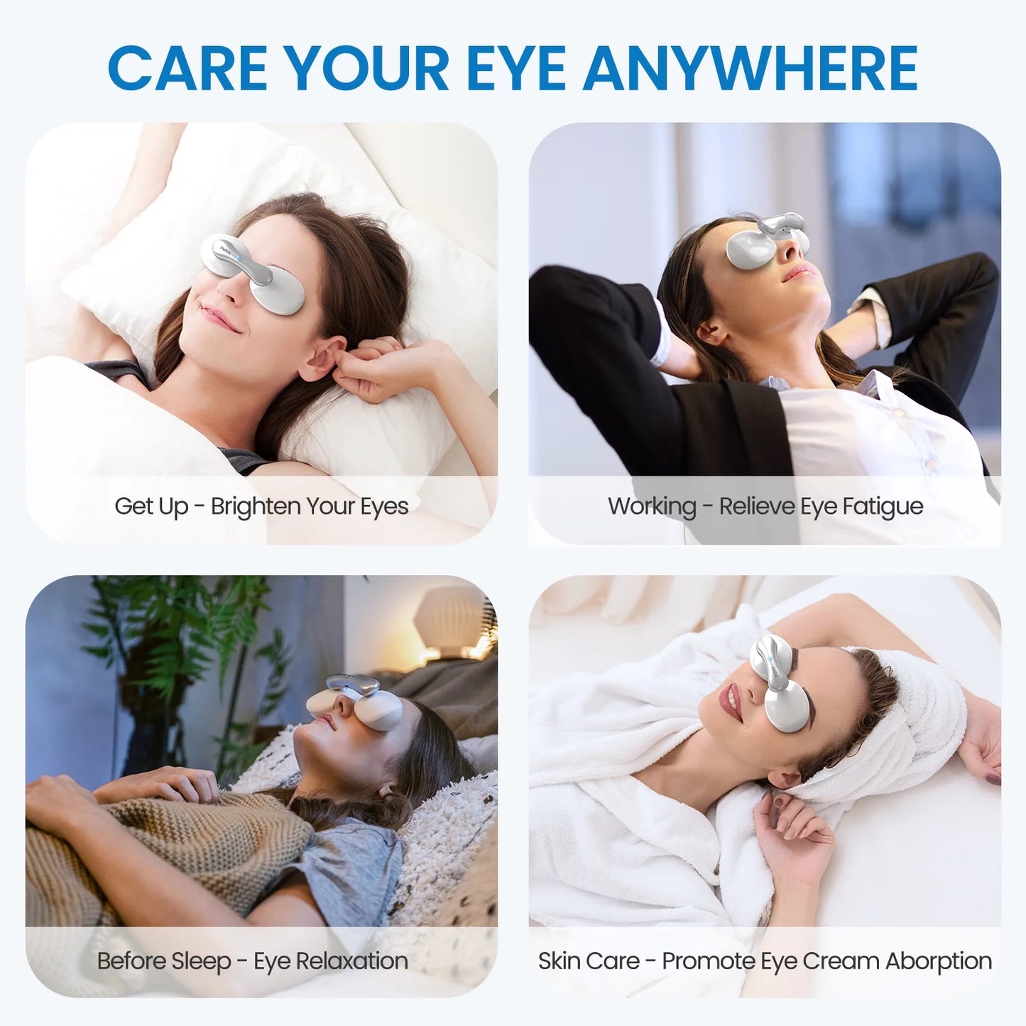 Renpho eye spa pods with cooling & heating for eye care relax care beauty