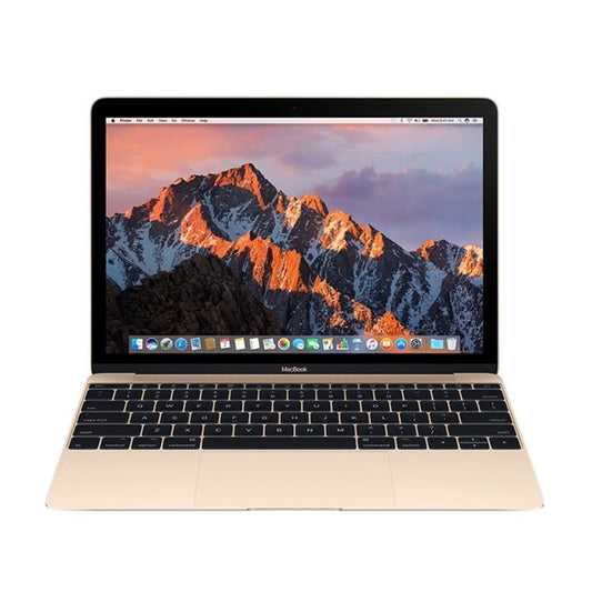 Used apple macbook core m 1.1ghz 8gb ram 256gb ssd 12" gold mk4m2ll/a (2015)