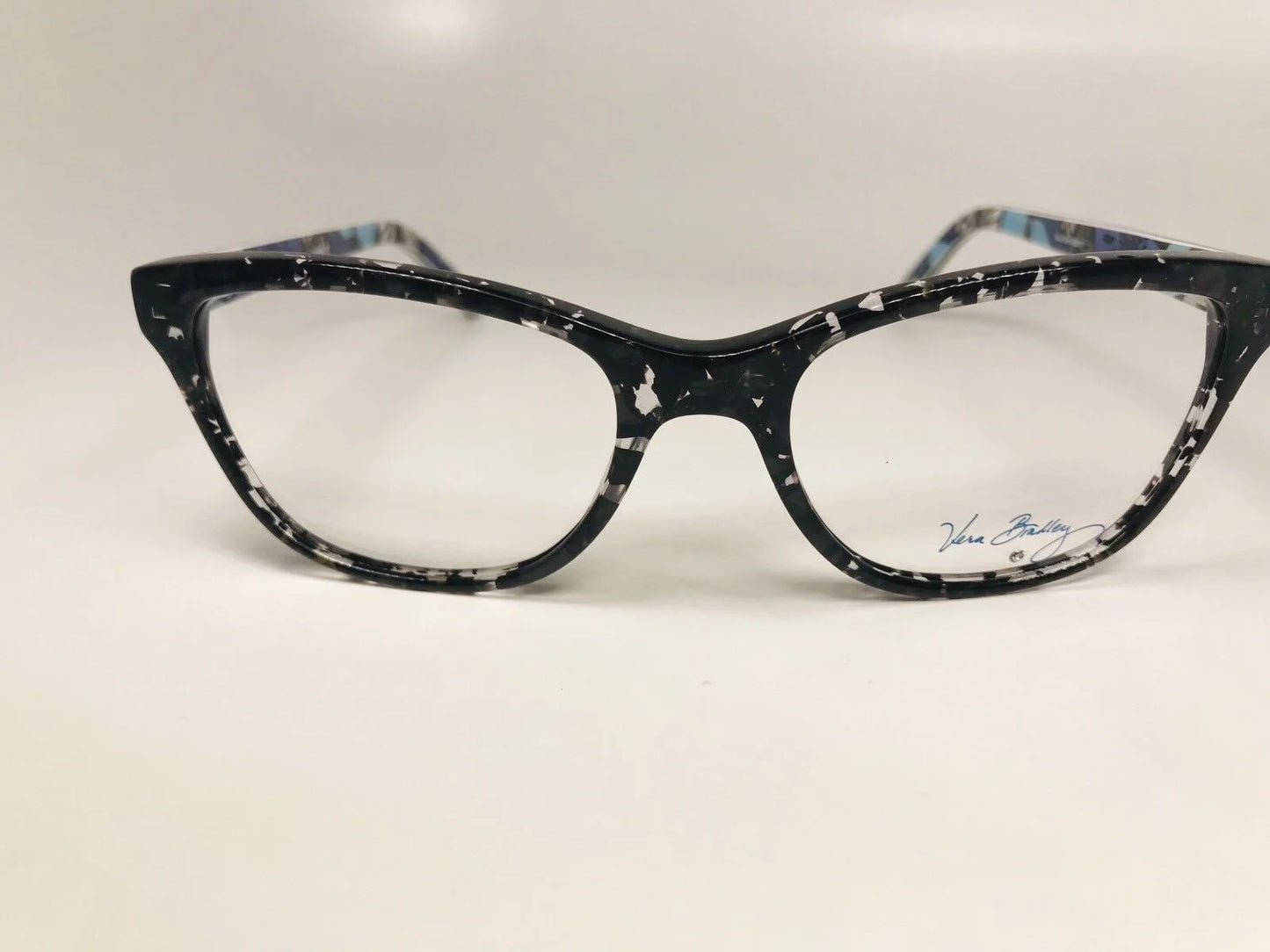 New authentic vera bradley emerson blue bayou eyeglasses 53mm with case