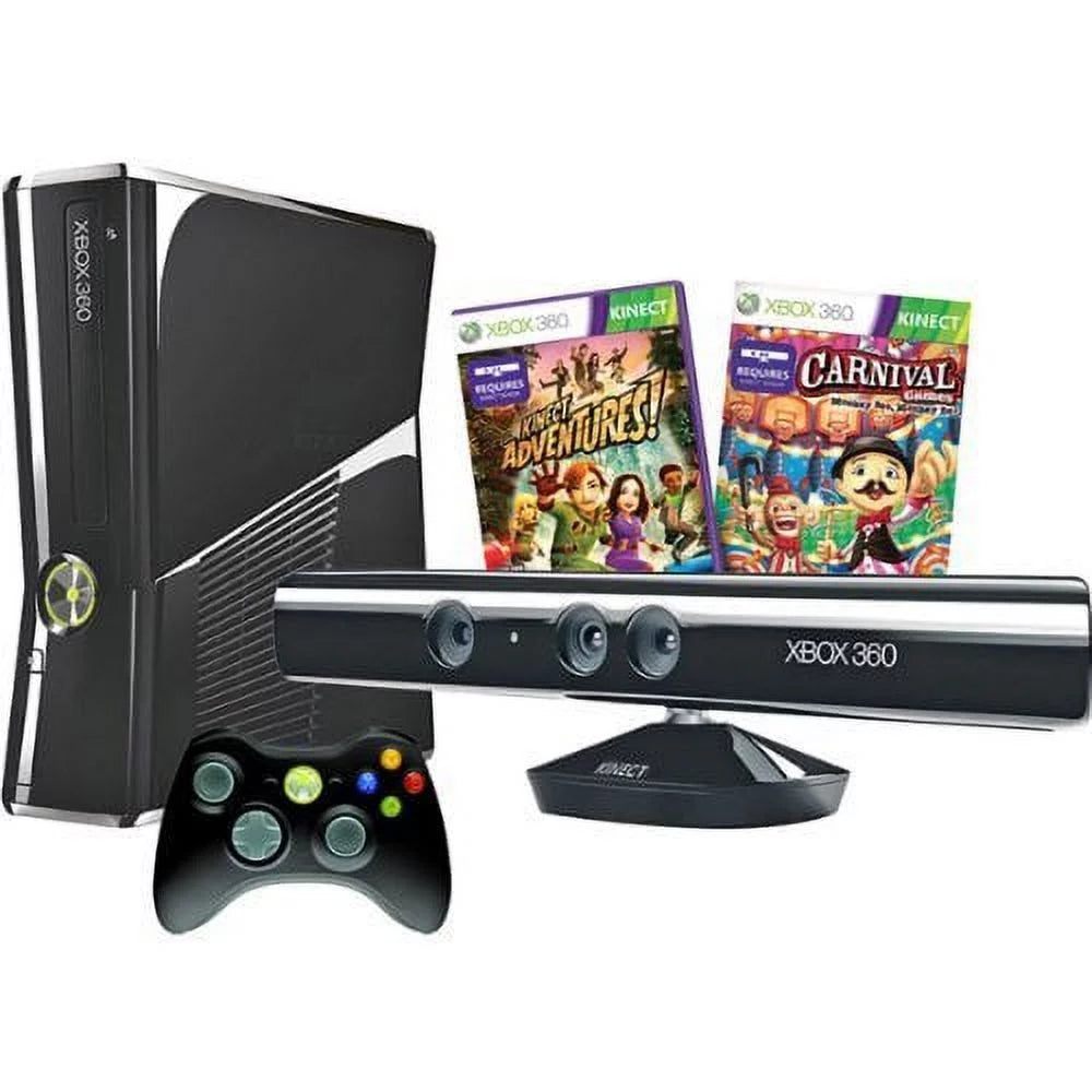 Restored xoriginal packaging 360 s 250gb kinect with wifi console bundle (refurbished)