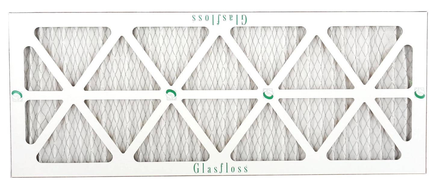 Glasfloss 14x36x1 - merv 10 -qty:6 - furnace air filter - made in usa (actual size: 13.5 x 35.5x7/8 inch)