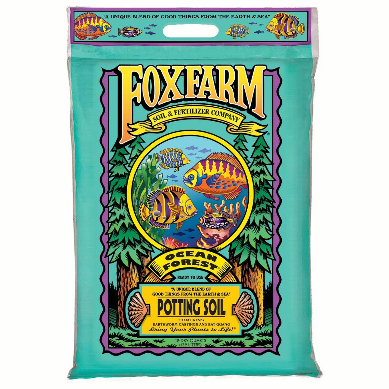 Foxfarm potting soil mix, 40lbs. & foxfarm organic potting soil mix, 11.9lbs