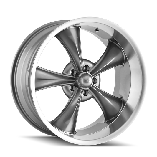 Ridler 695 20x10 5x114.3 0et 83.82cb grey w/machined lip