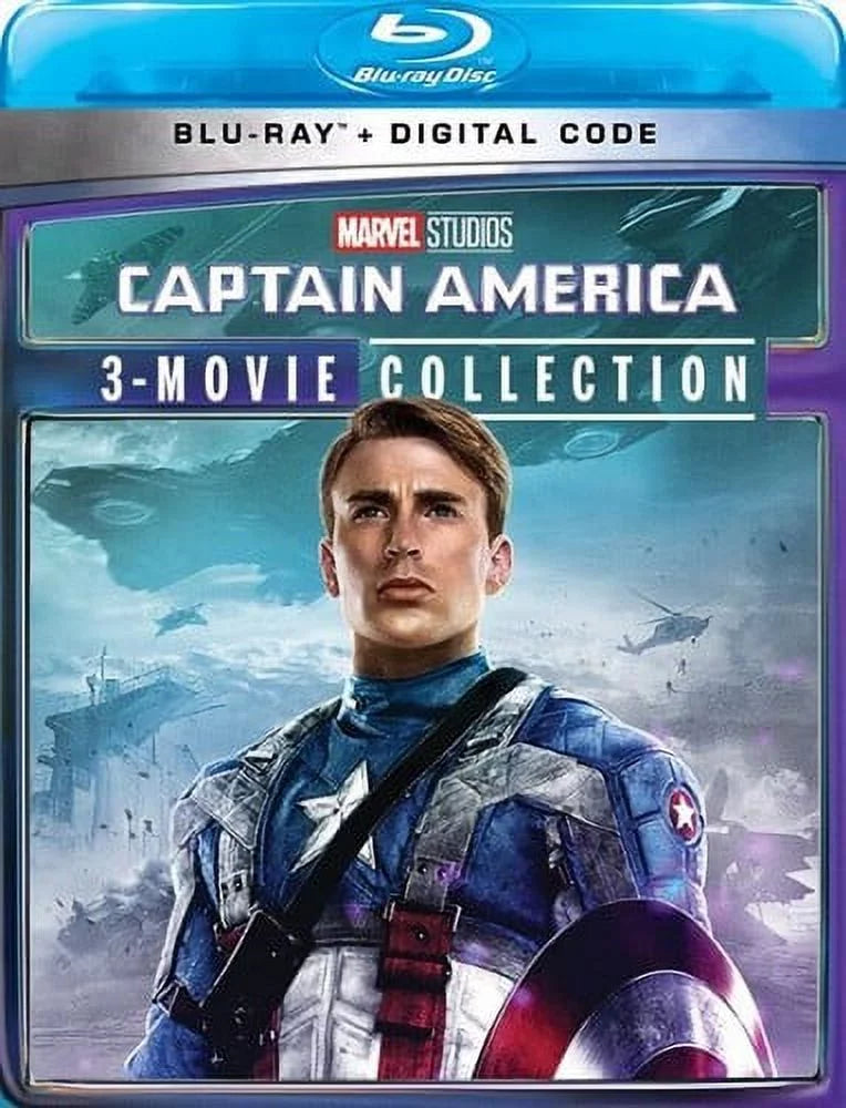 Captain america: 3-movie collection (marvel) (blu-ray + digital code)