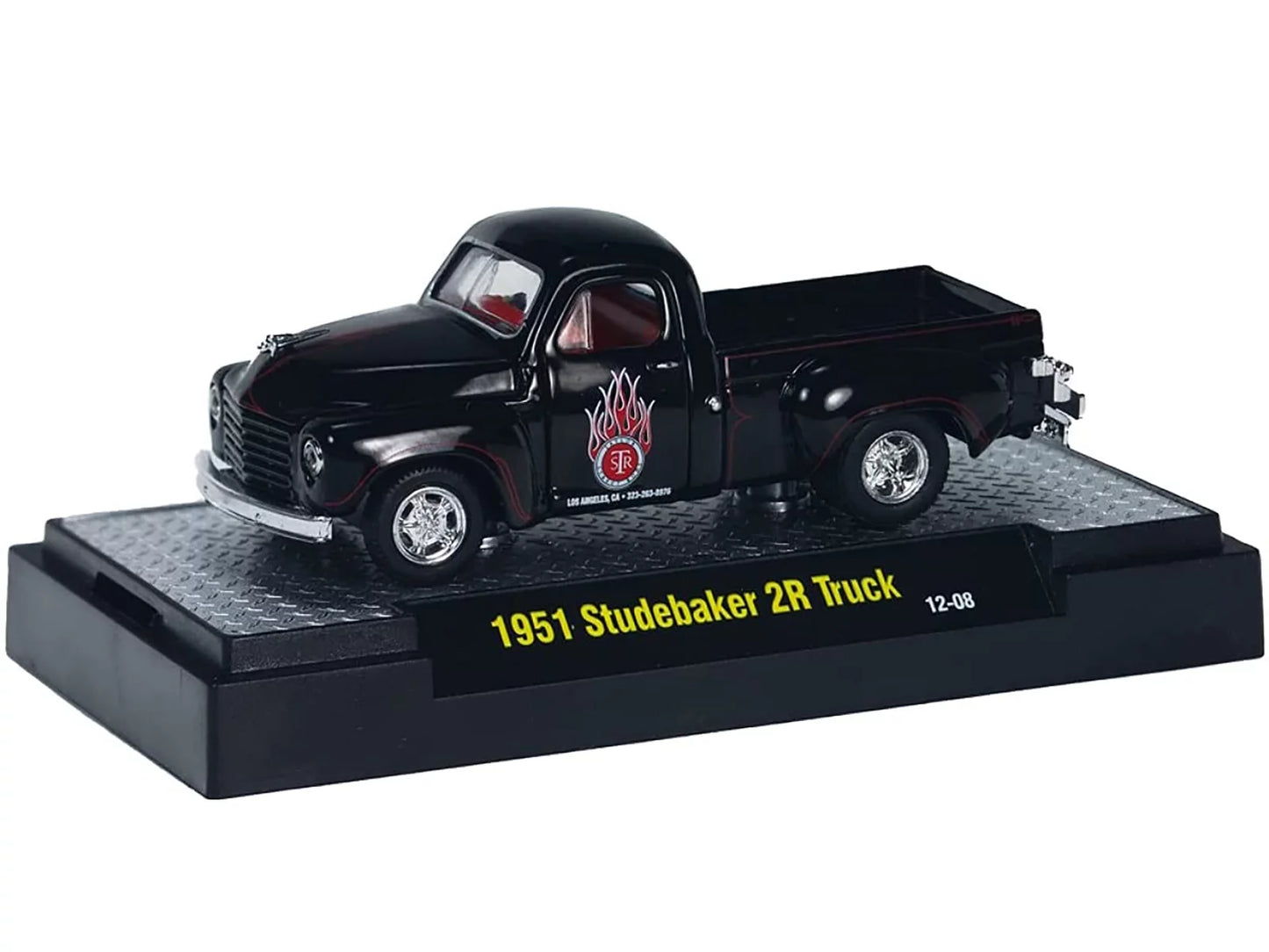 Auto trucks release 21a 1951 studebaker 2r 2pc cars set w/cases 1/64 diecast model cars by m2