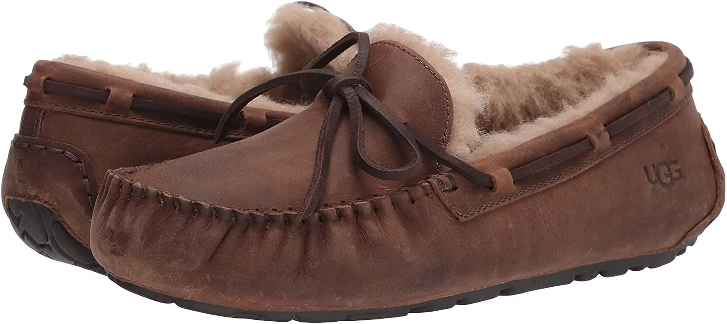 Ugg mens olsen slipper 9 tan leather