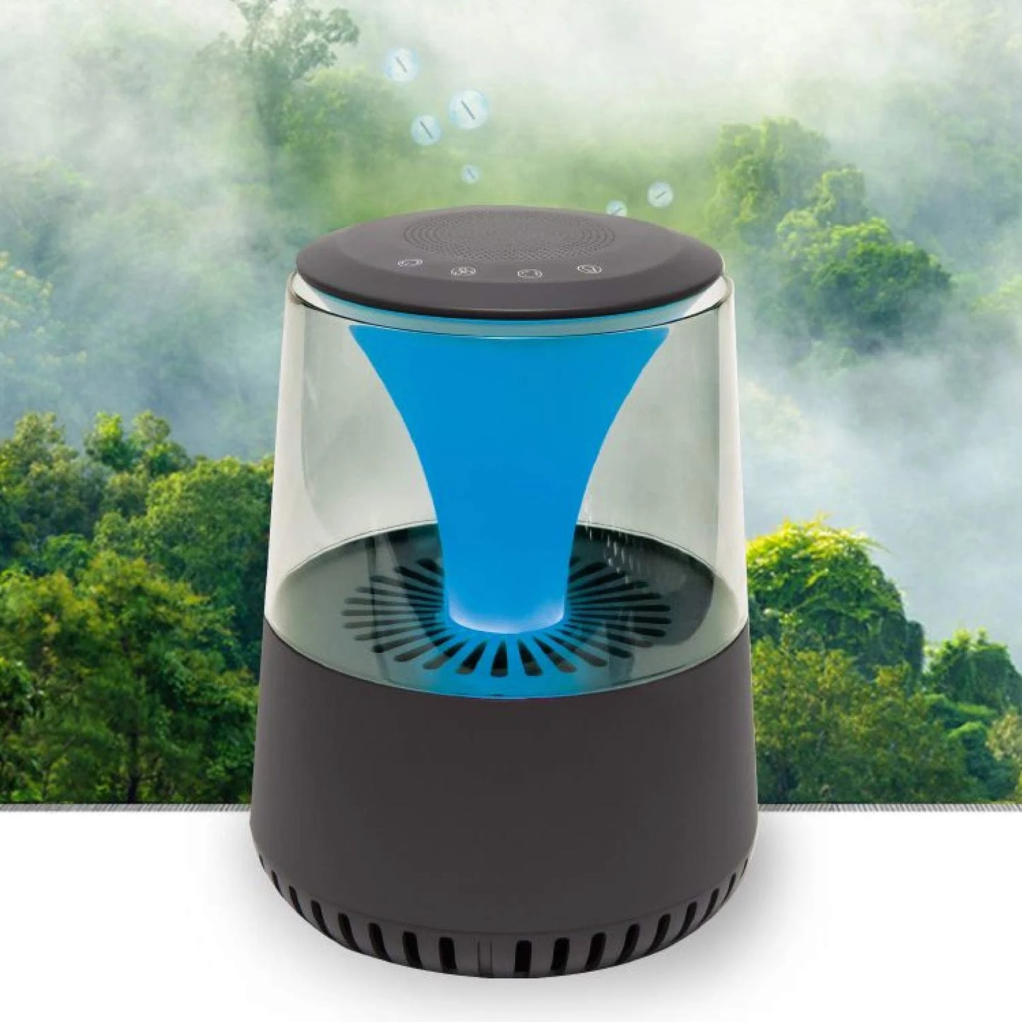 Wbm smart ar-04 smart hepa filter air purifier with quiet operation, 3 fan settings