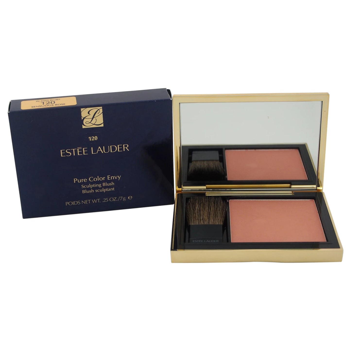 Pure color envy sculpting blush - # 120 sensuous rose by estee lauder for women - 0.25 oz blush