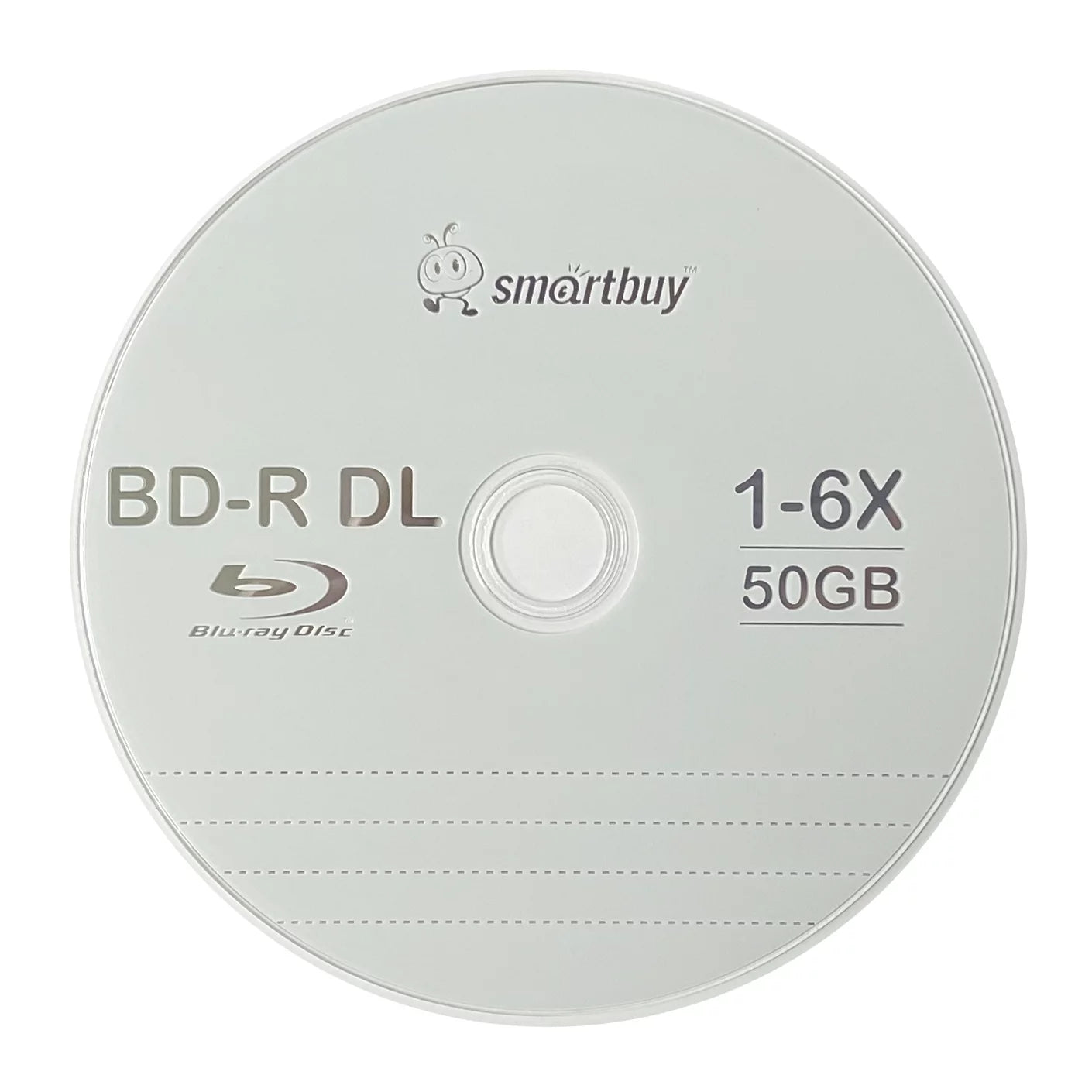 Smart buy 20-disc 50gb 6x blu-ray bd-r dl dual layer double layer logo top surface blank data video recordable media disc