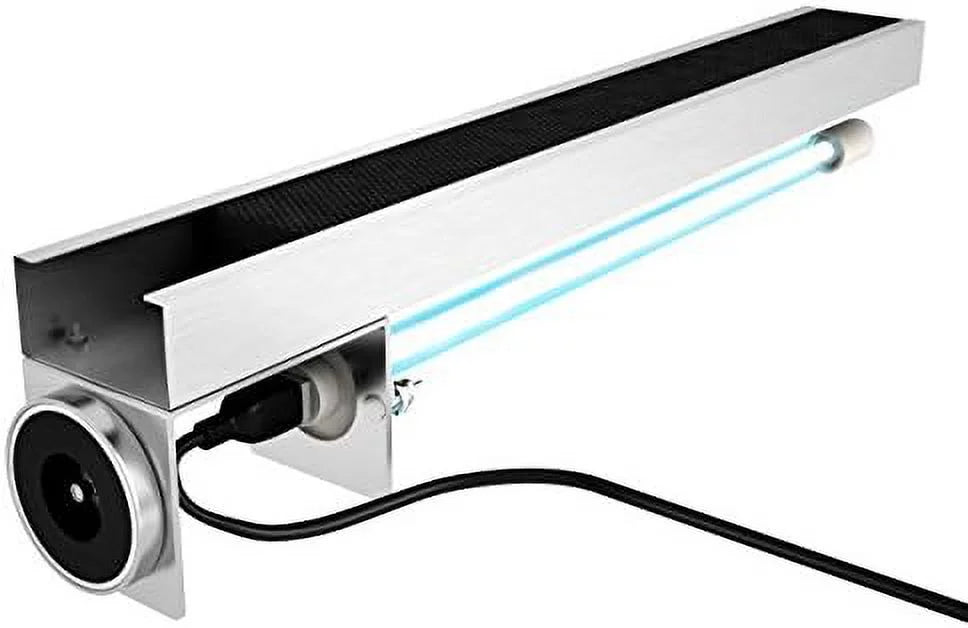 Whole house pco uv-c light system with tivated carbon filter with magnet for hv air conditioning coil. 16.75" long