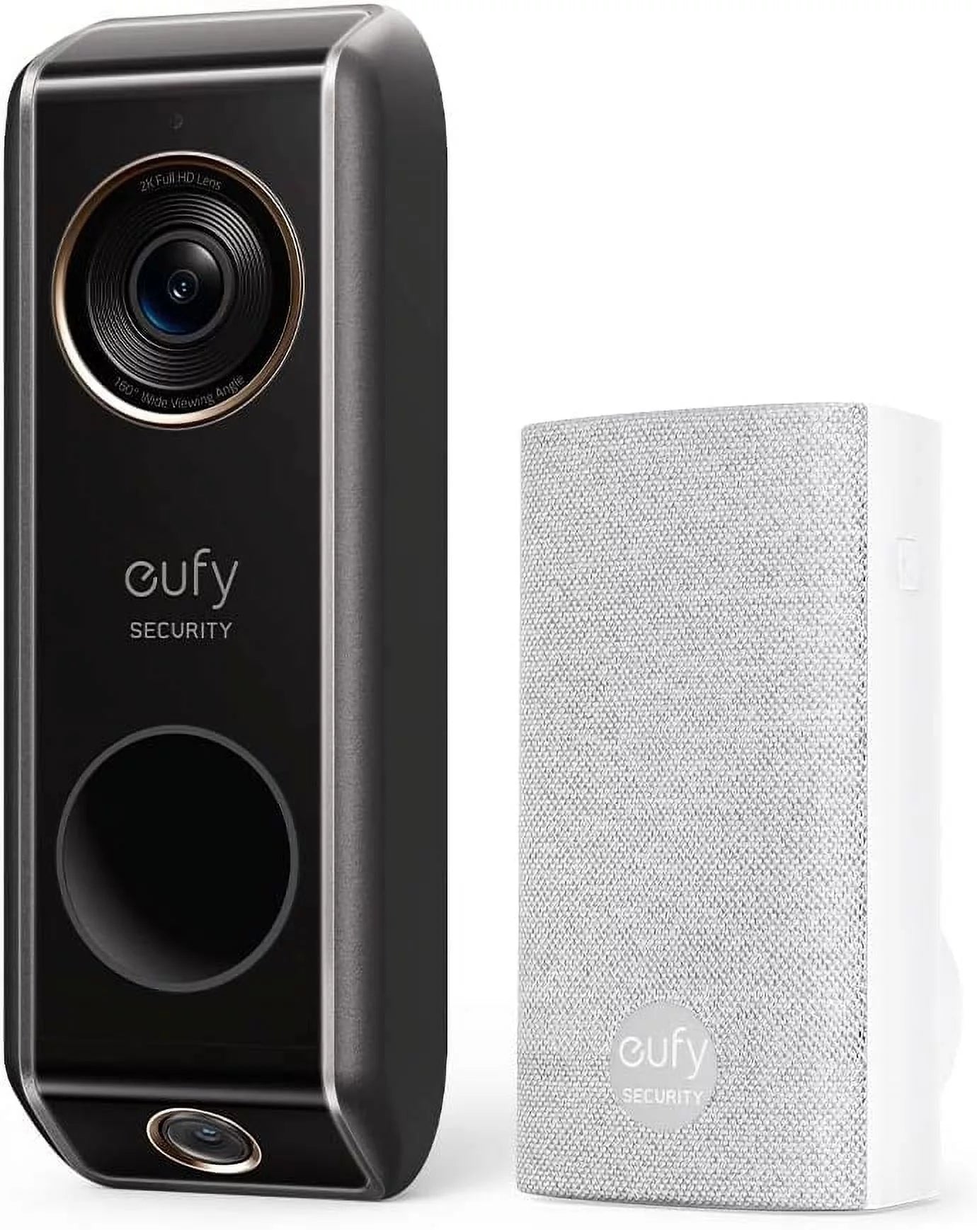 Anker eufy security video doorbell (wired) with chime,2k dual camera ,delivery guard