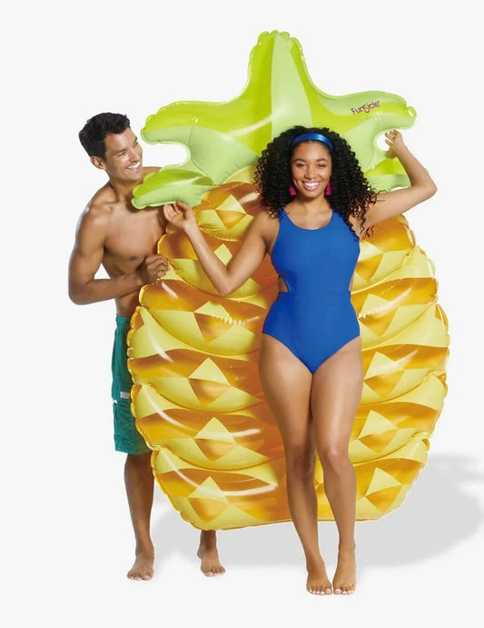 Pineapple inflatable pool float