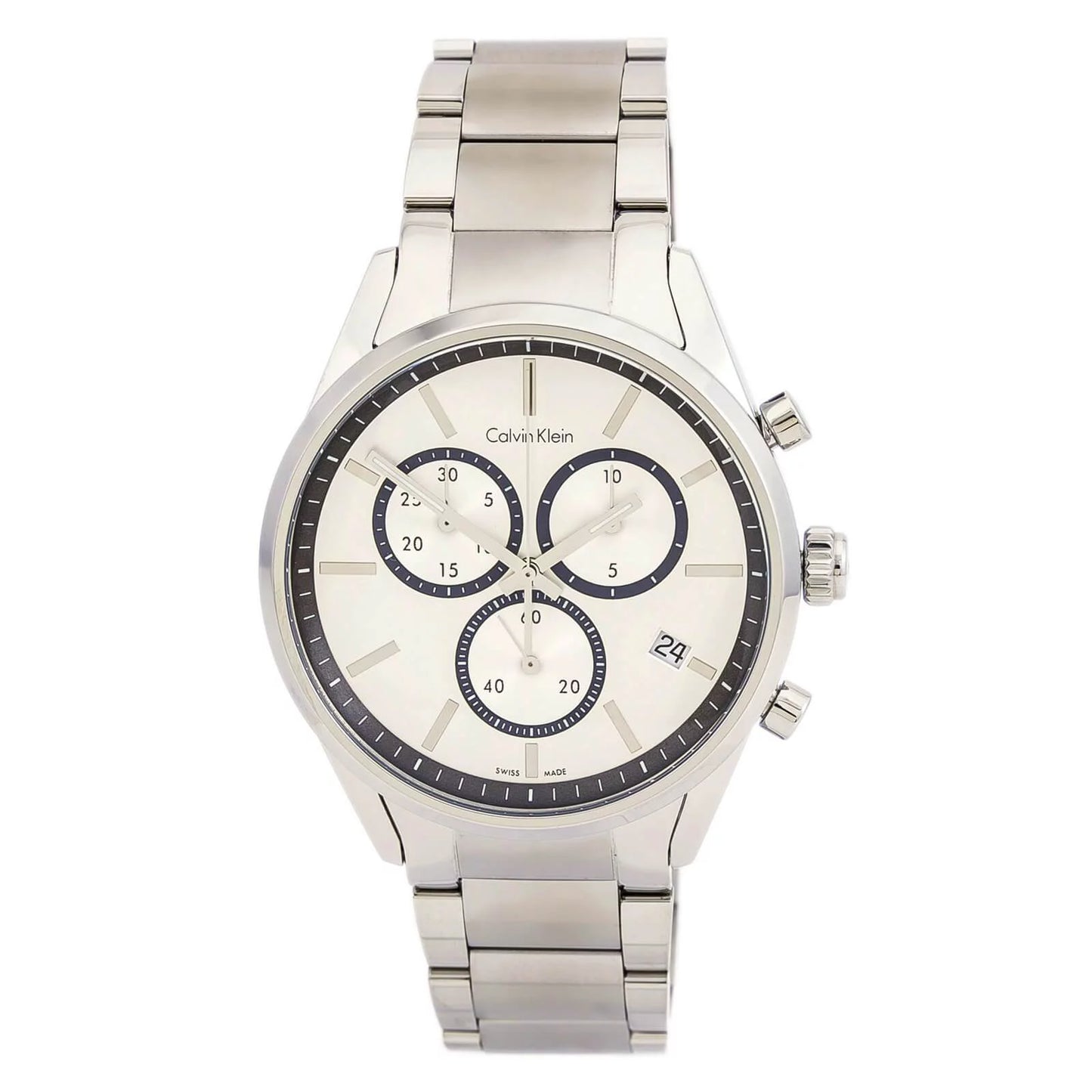 Calvin klein men's watch formality chrono (former utility chrono) swiss eta manufactured quartz k4m27146 men