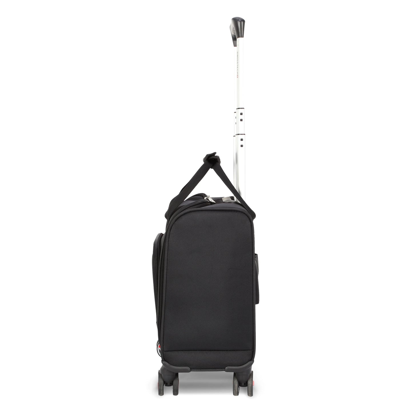 Swisstech executive 14" carry- on 8-wheel underseater carry-on luggage, black (walmart exclusive)