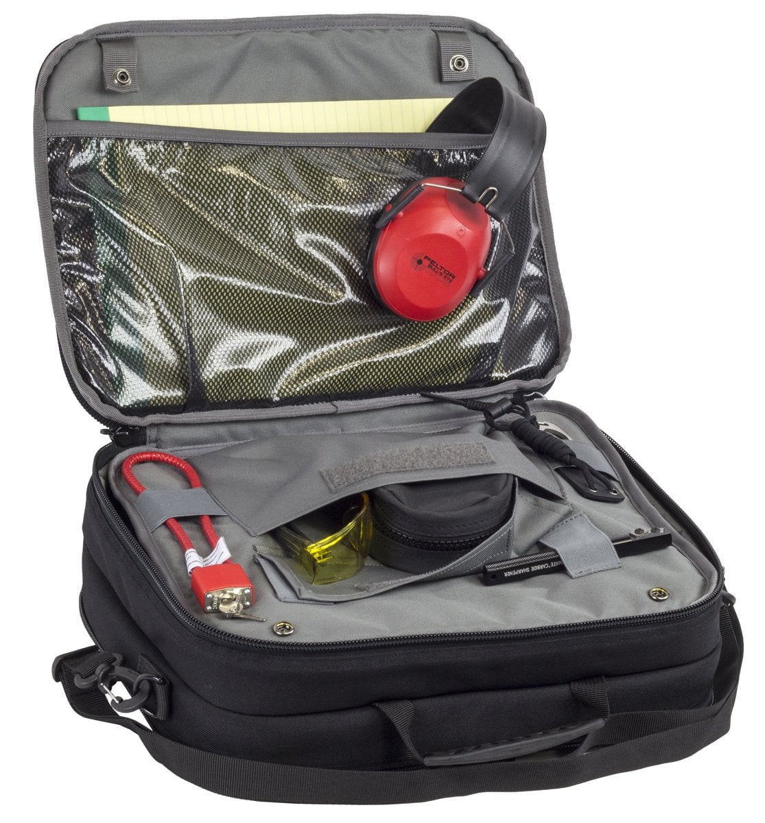 Elite survival systems four gun pistol pack/range bag, black