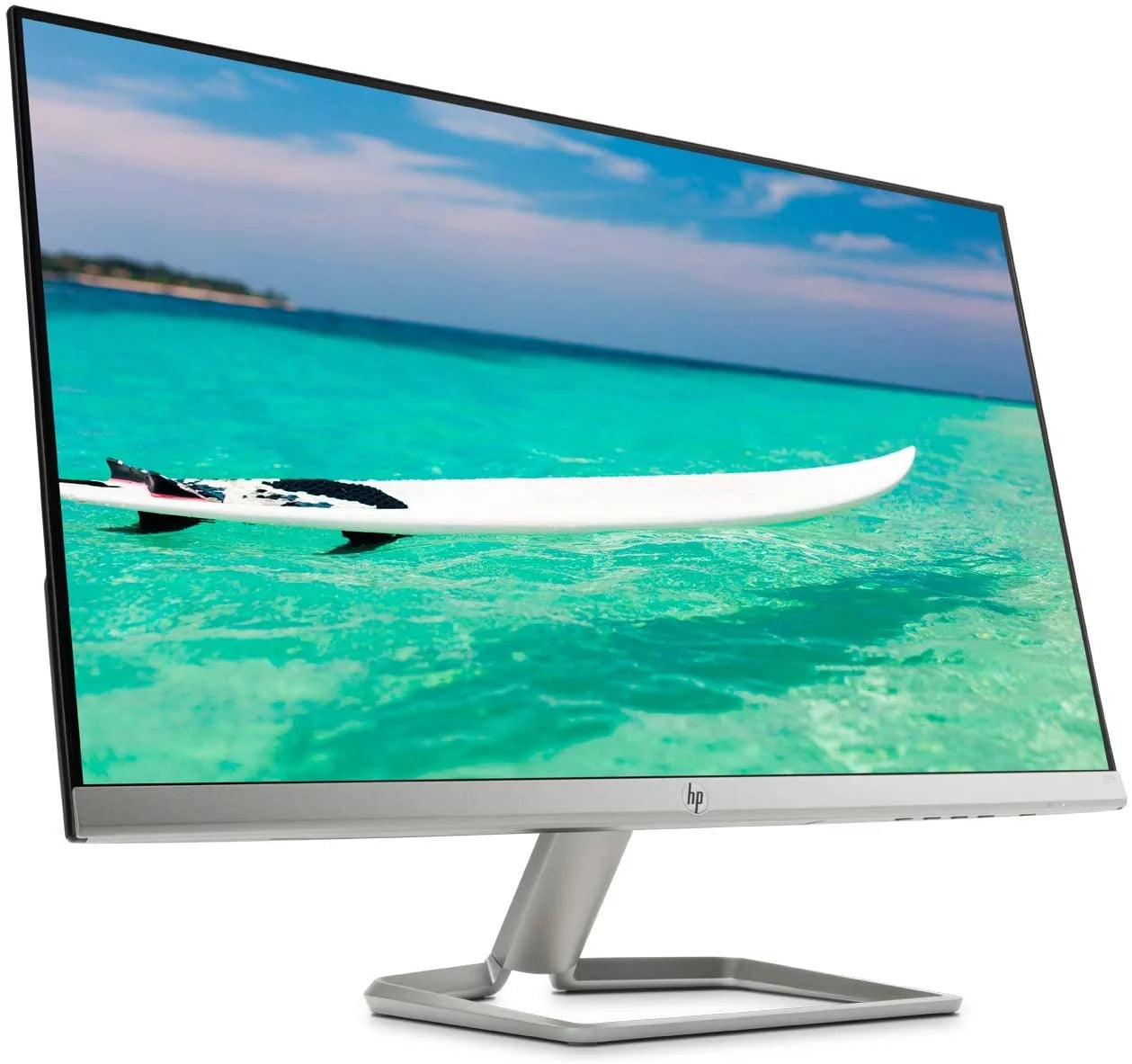 New hp 27f display 27" full hd ips ultra-slim backlit led 5ms response time micro-edge vga hdmi