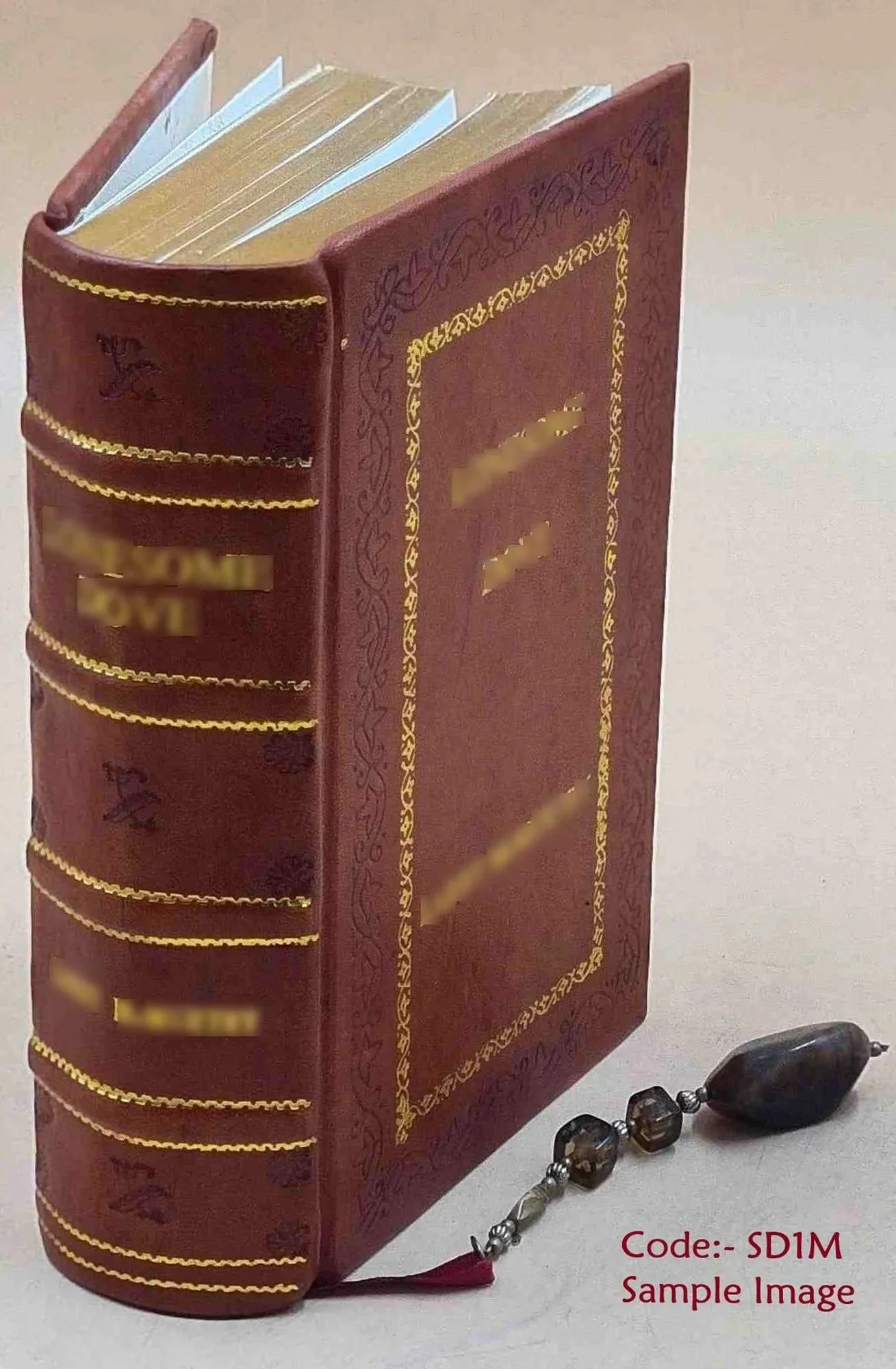 Doctrine of the manifestations of the son of god under the economy of the old testament 1852 [premium leather bound]