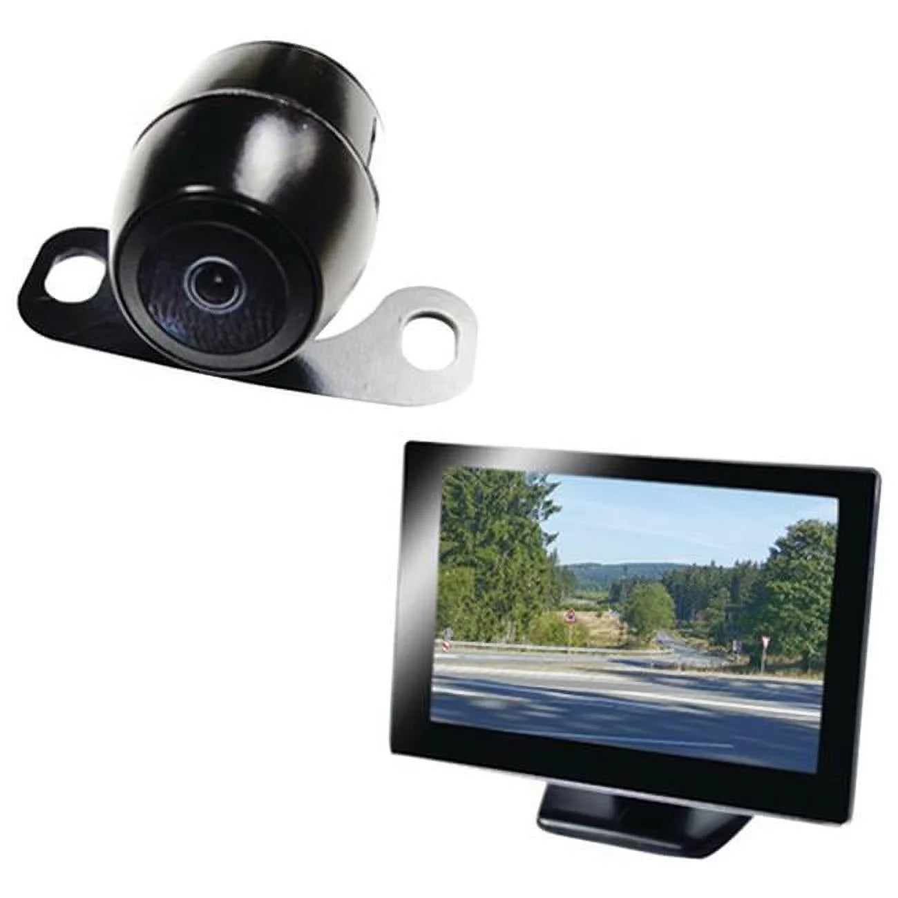 5 in. rearview monitor with license - plate camera