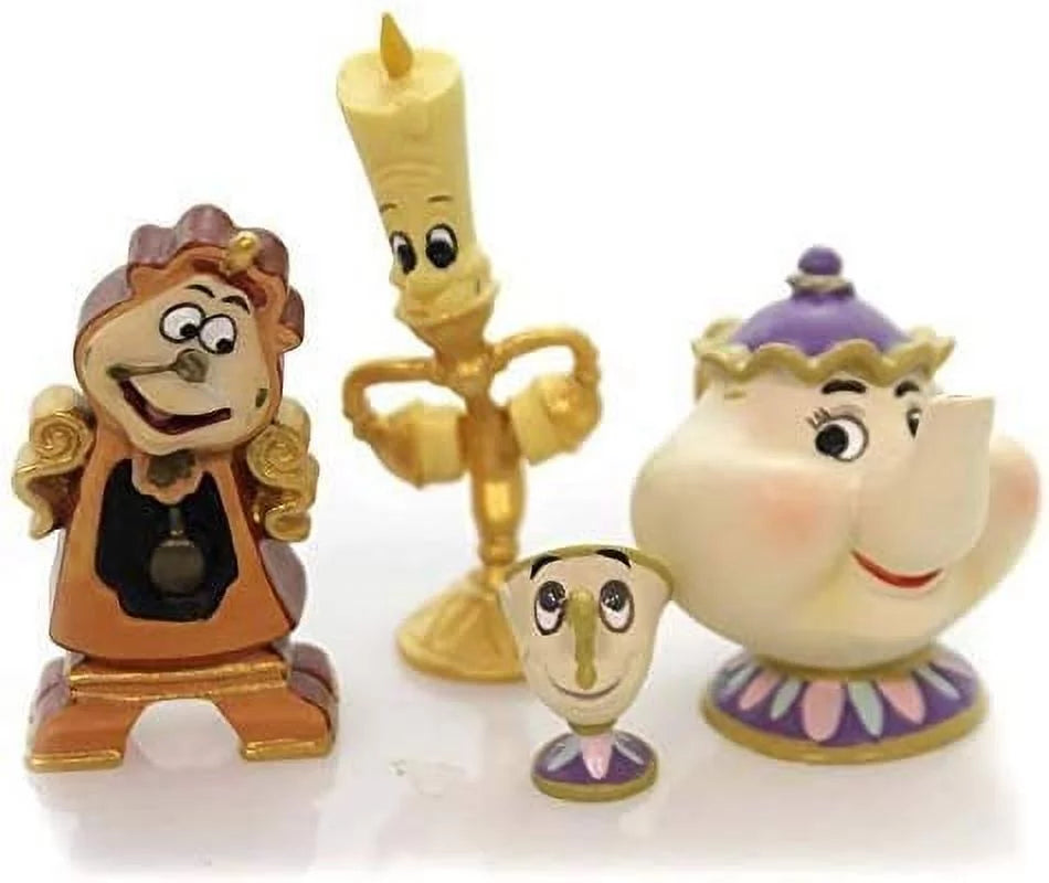 Disney showcase lumiere mrs. potts chip and cogsworth figurine set qgm19620