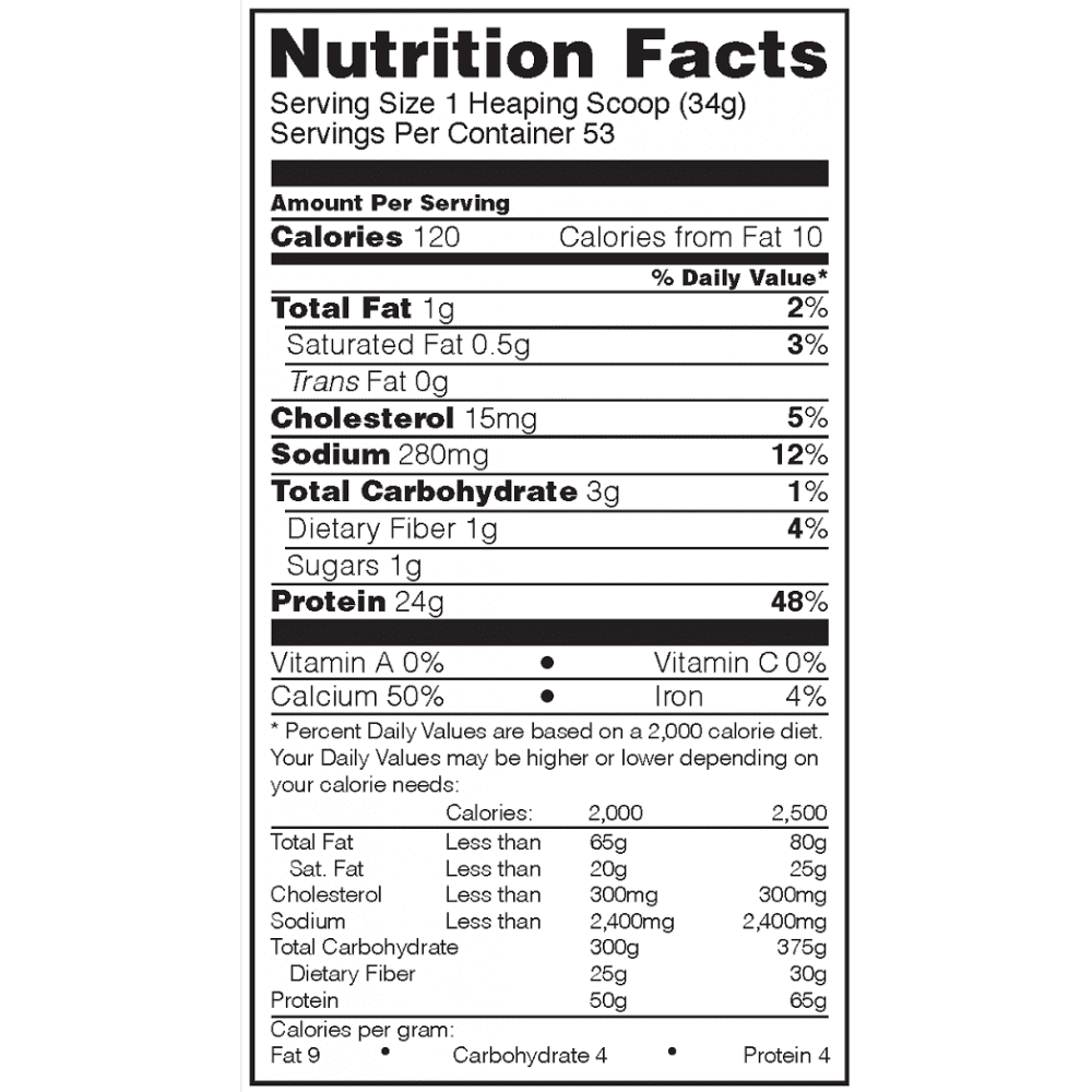 Optimum nutrition gold standard 100% casein protein powder, chocolate supreme, 24g protein, 4lb, 64oz