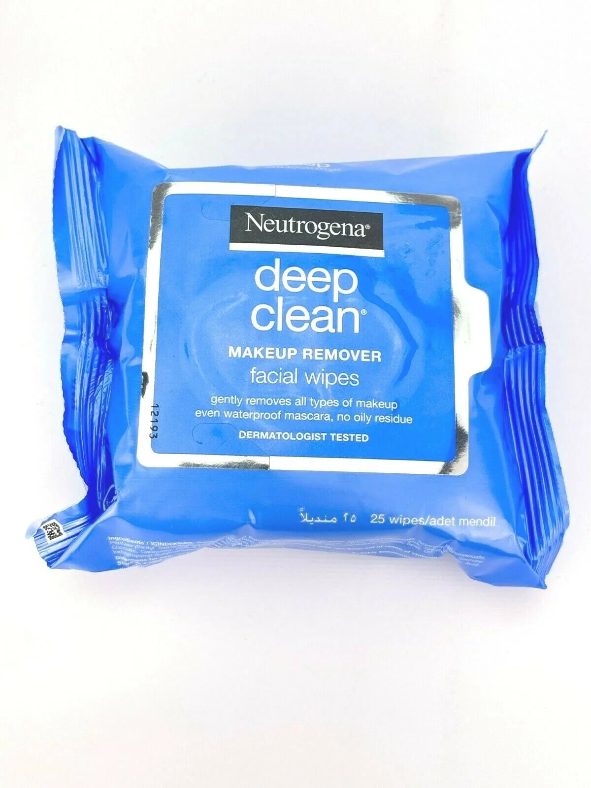 Pack of (4) neutrogena make up remover cleansing facial towelettes refil wipes,25 ct