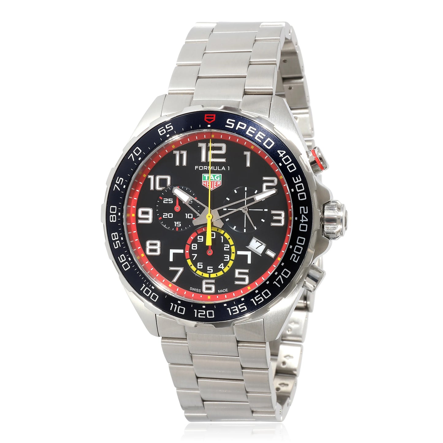 Tag heuer formual 1 "red bull racing" caz101al.ba0842 men's watch in steel pre-owned