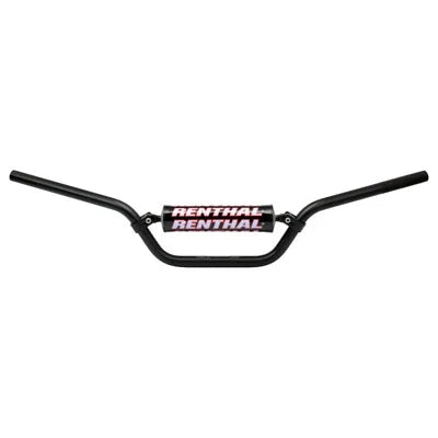 Renthal aluminum 7/8" handlebar ktm 65sx mini racer bend black for honda tr200r fat cat 1986-1987