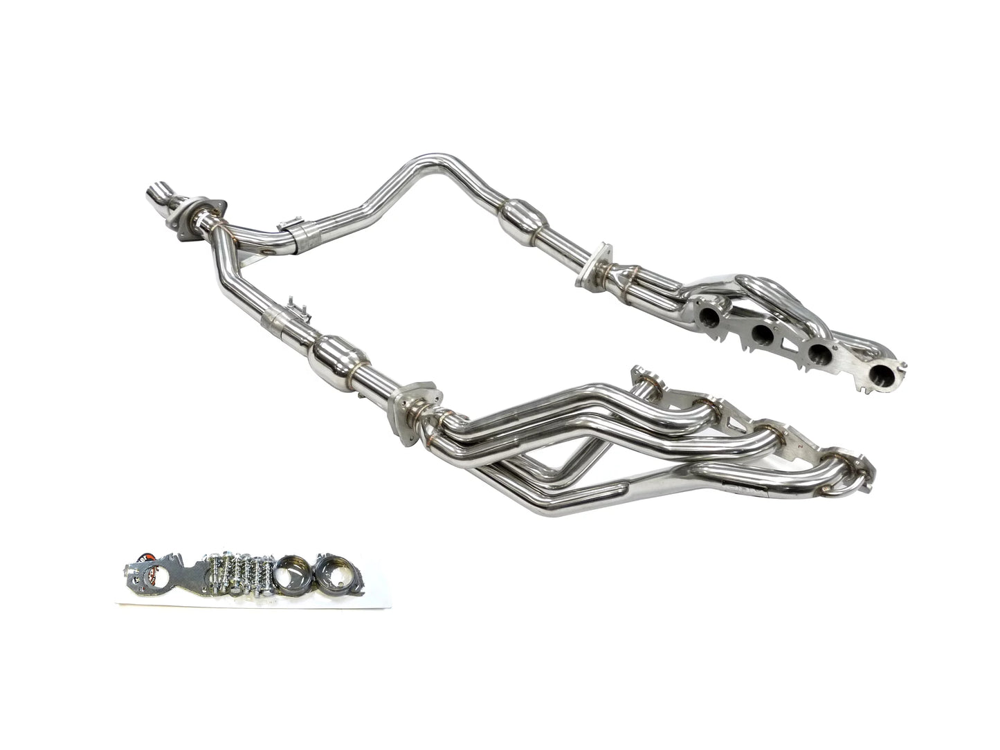 Stainless steel long tube header fitment for 03 thru 04 dodge ram 1500 5.7l 4wd hemi by mhp