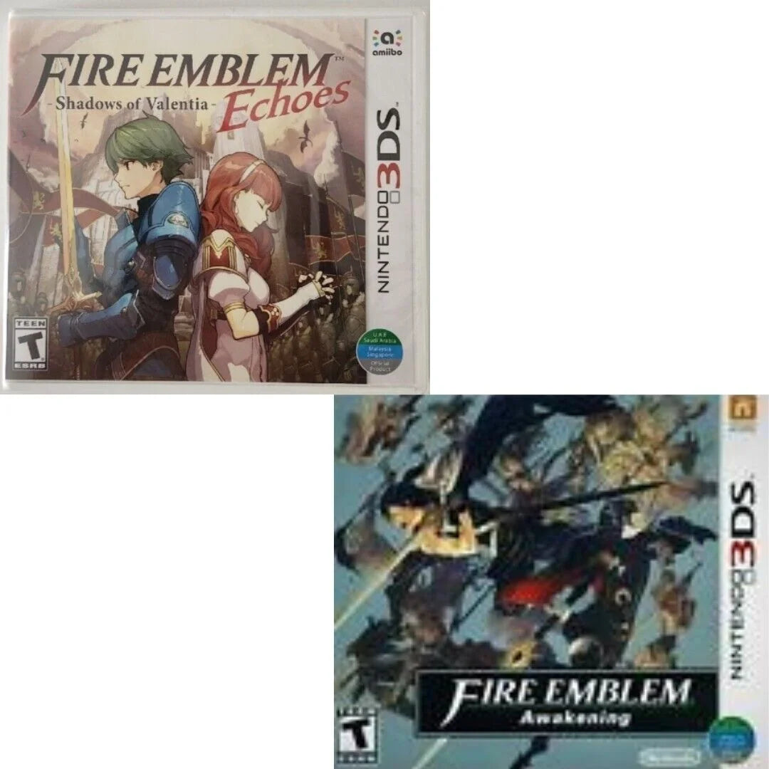 New game bundle fire emblem awakening & echoes: shadows of valentia 3ds