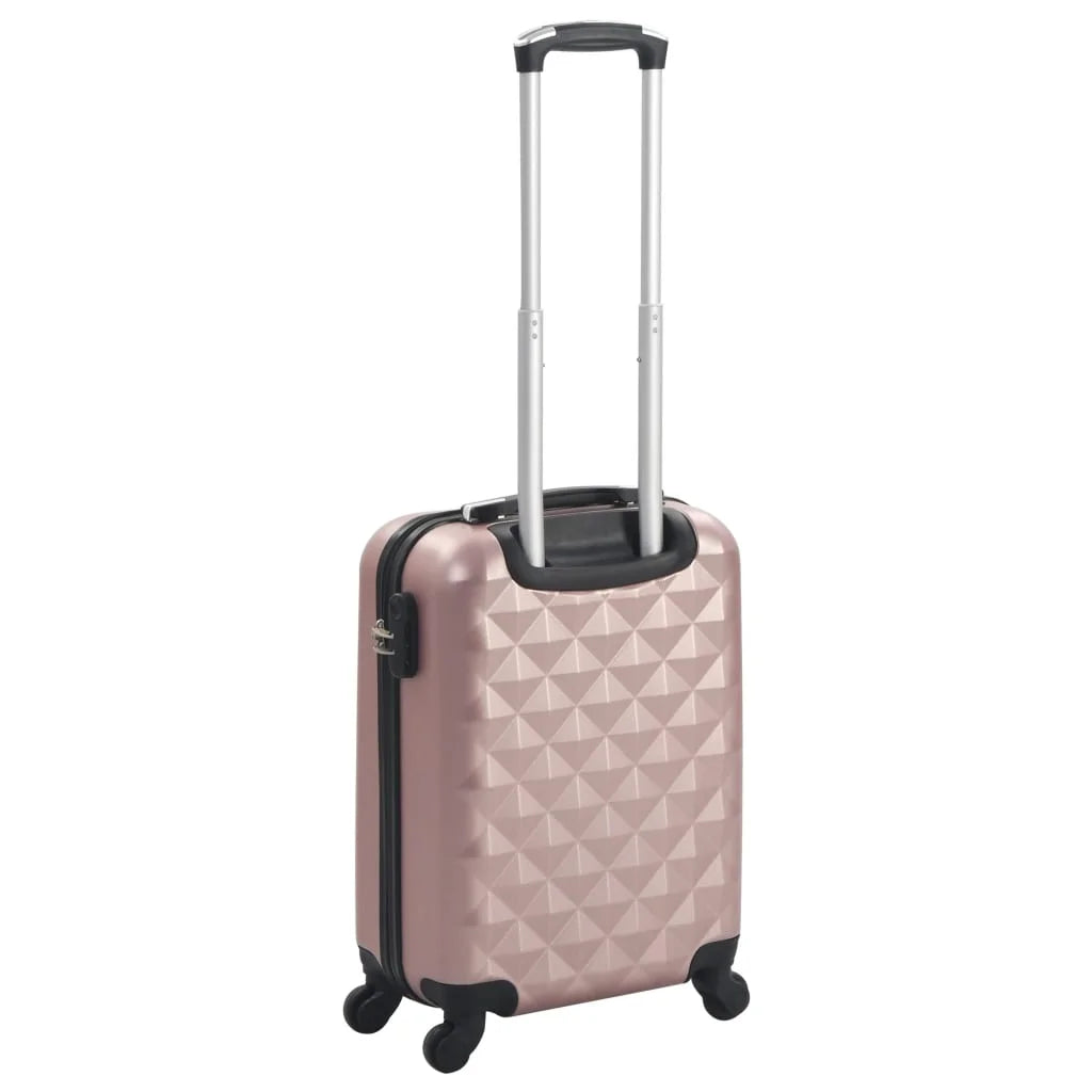 Andoer parcel,internal 21.7" x rose abs dimensions abs shell x 8.7" locks and shell castors suitcase shell bussiness 21.7" x 14.2" 1106442a withlocks vidaxl with