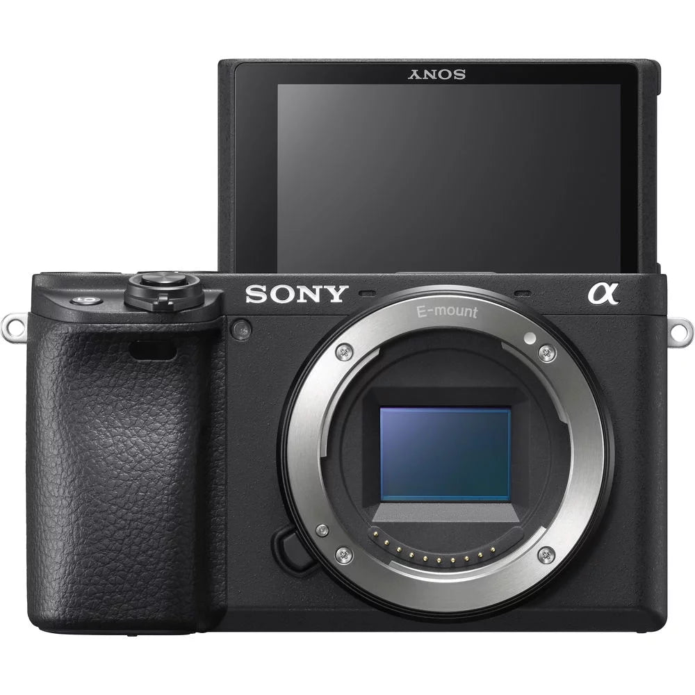 Sony a6400 mirrorless camera + sony fe pz 16-35mm lens + filter kit + more