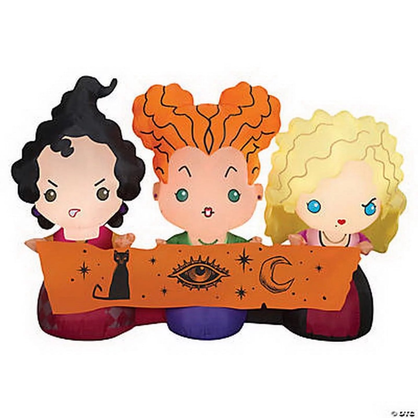 Gemmy ss220556g blow up inflatable hocus pocus sisters inflatable outdoor yard decoration