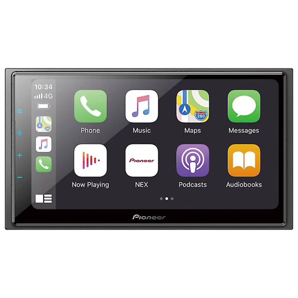 New pioneer dmh-w4660nex 6.8" mechless digital media receiver & license plate cam