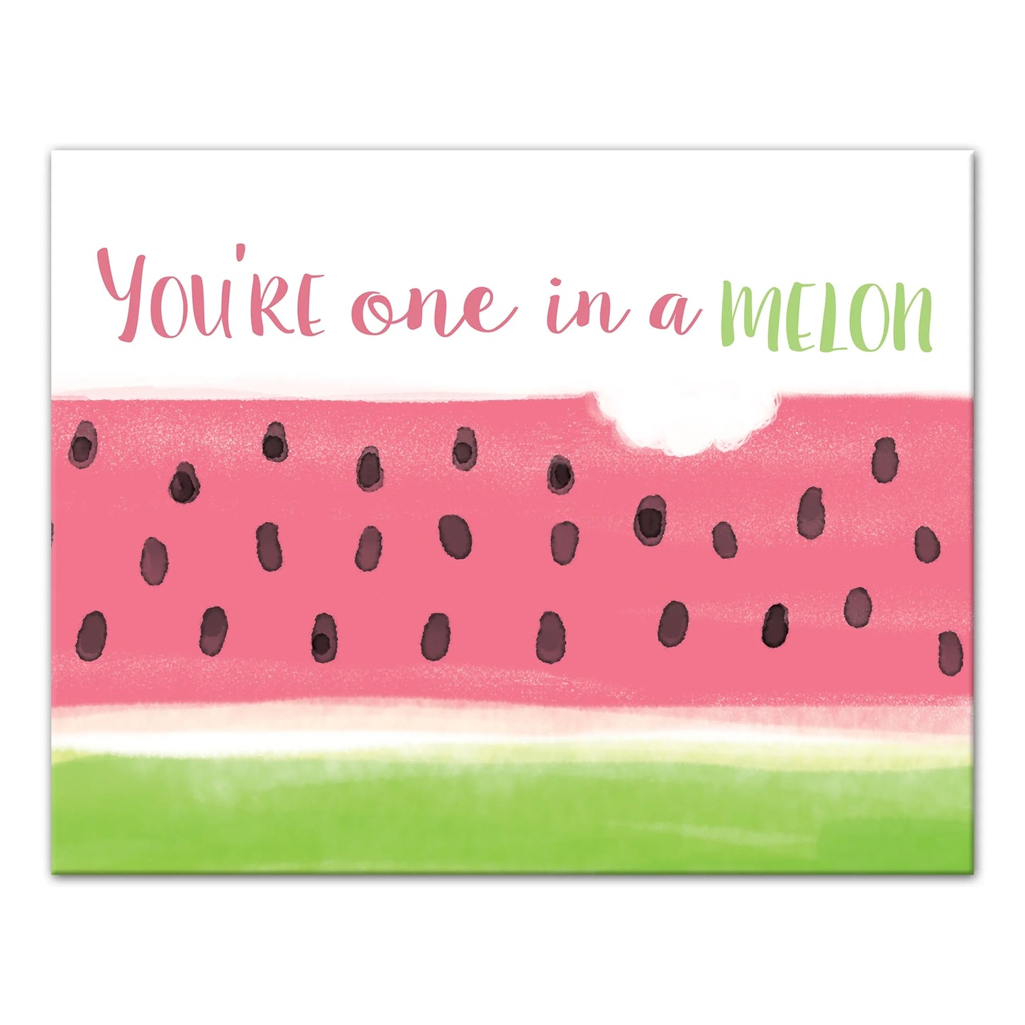 Creative products one in a melon 14x11 canvas wall art