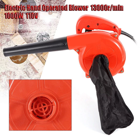 Zhdnbhnos 1000w 110v electric handheld air blower mini portable vacuum dust removal cleaner computer cleaning machine 13000r/min