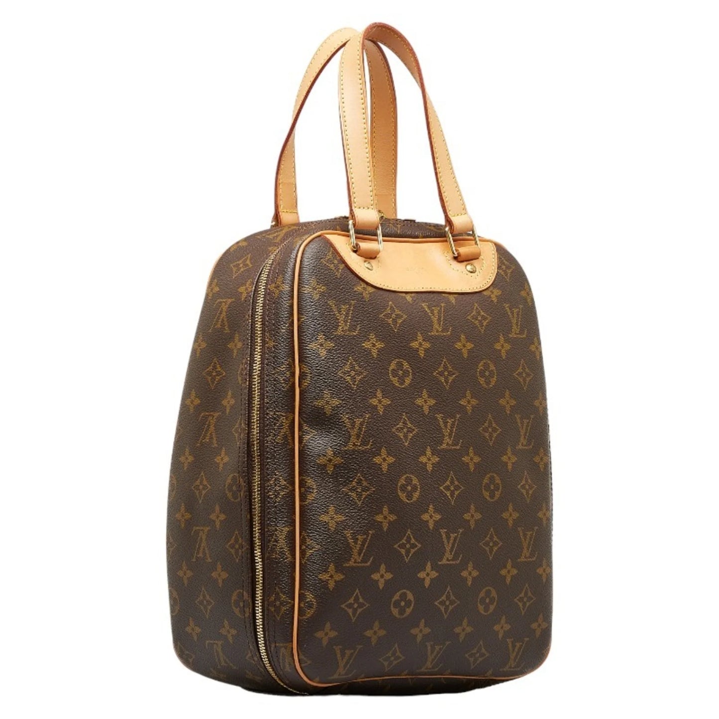 Pre-owned louis vuitton monogram excursion handbag m41450 brown pvc leather women's louis vuitton (good)